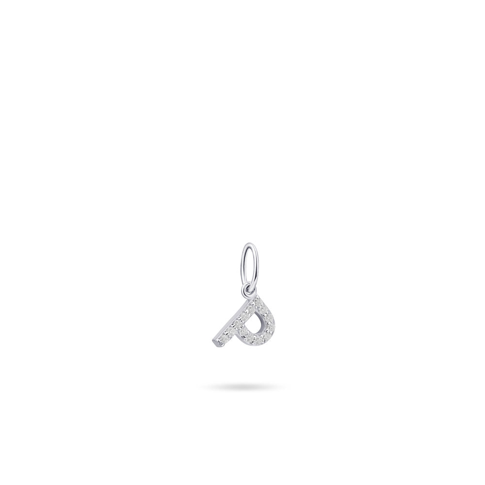 Gisser Hanger Zilver Gerhodineerd Zirkonia Wit – P1080/P – foto 2