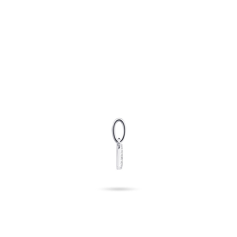 Gisser Hanger Zilver Gerhodineerd Zirkonia Wit – P1080/P – foto 3