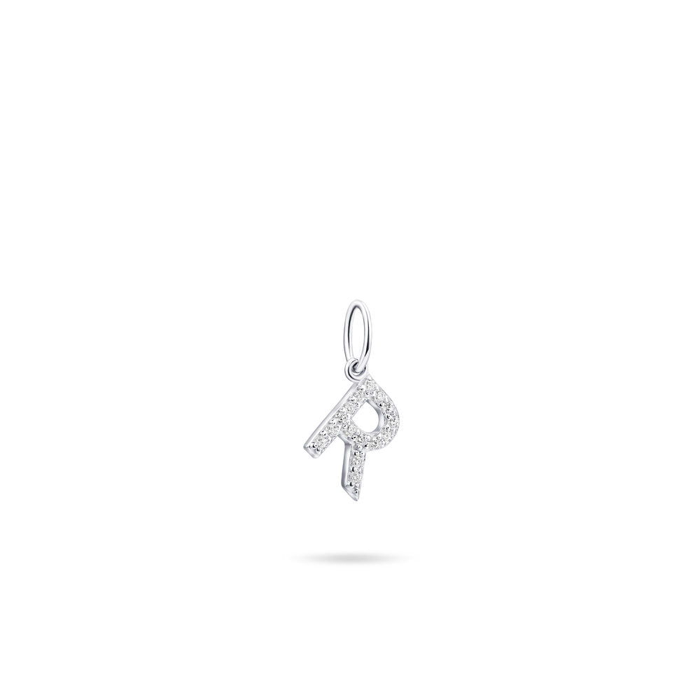 Gisser Hanger Zilver Gerhodineerd Zirkonia Wit – P1080/R – foto 2