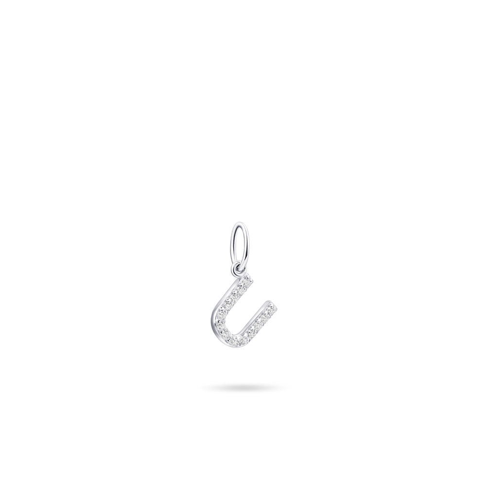 Gisser Hanger Zilver Gerhodineerd Zirkonia Wit – P1080/U – foto 2