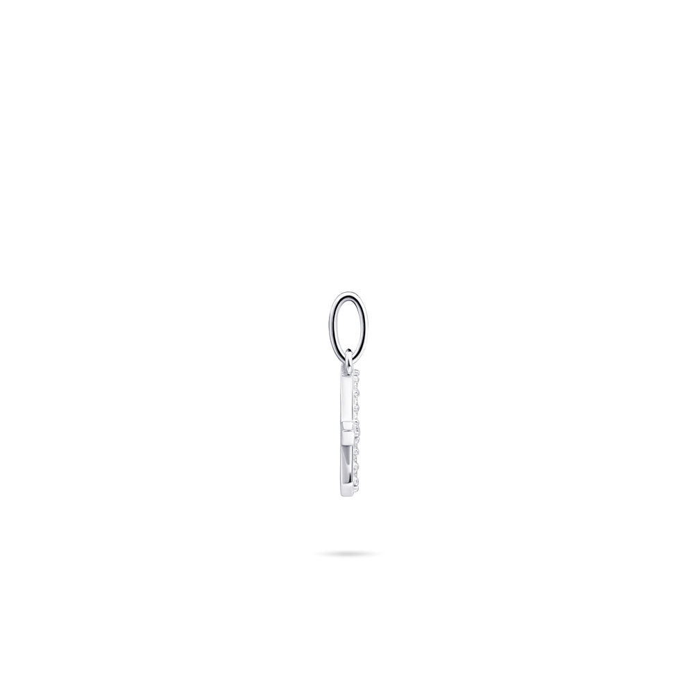 Gisser Hanger Zilver Gerhodineerd Zirkonia Wit – P1080/X – foto 3