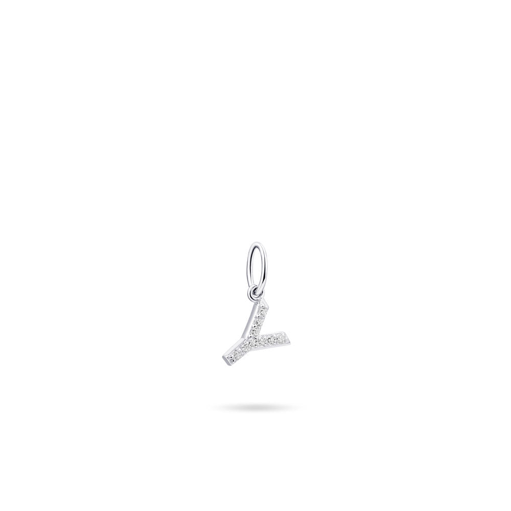 Gisser Hanger Zilver Gerhodineerd Zirkonia Wit – P1080/Y – foto 2