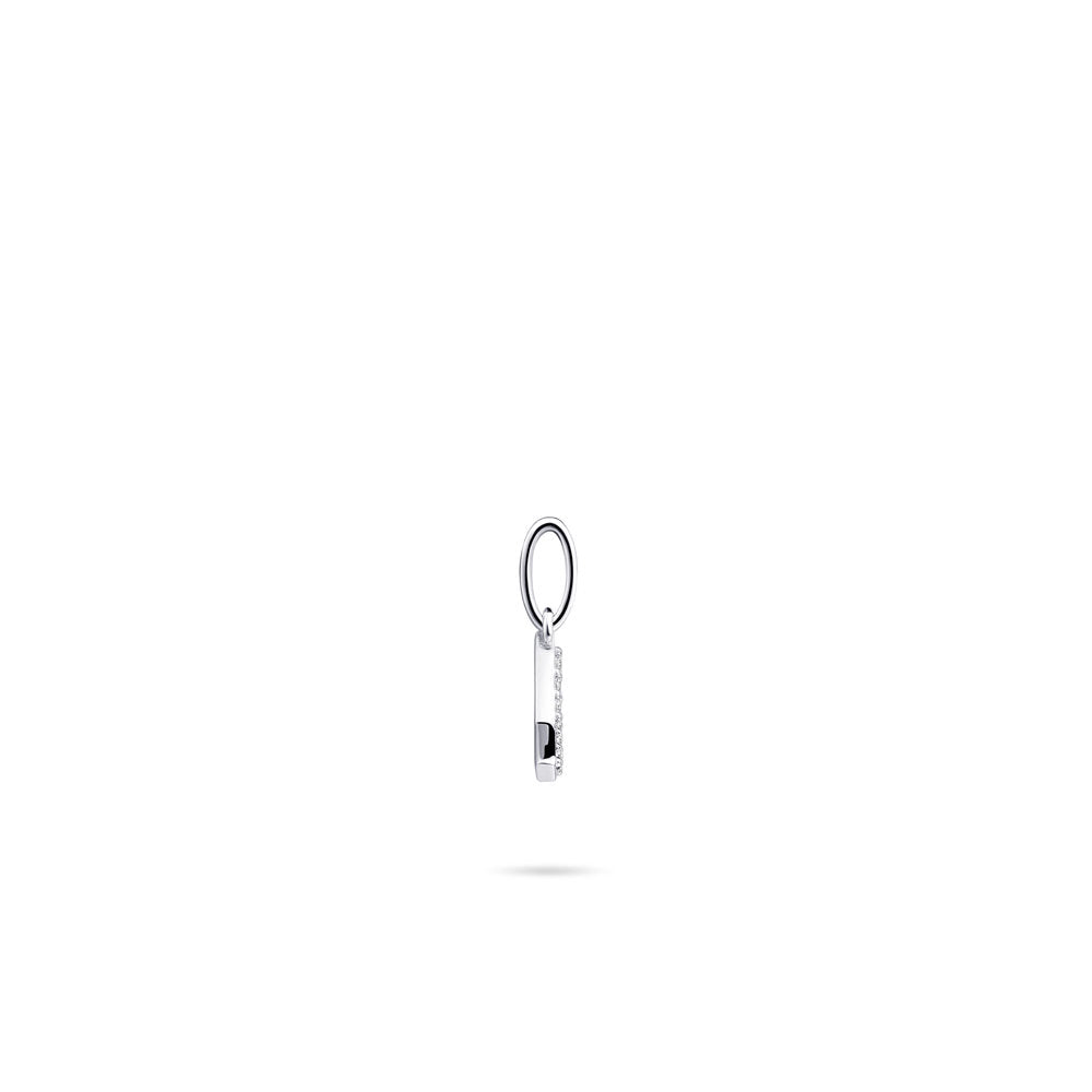 Gisser Hanger Zilver Gerhodineerd Zirkonia Wit – P1080/Y – foto 3