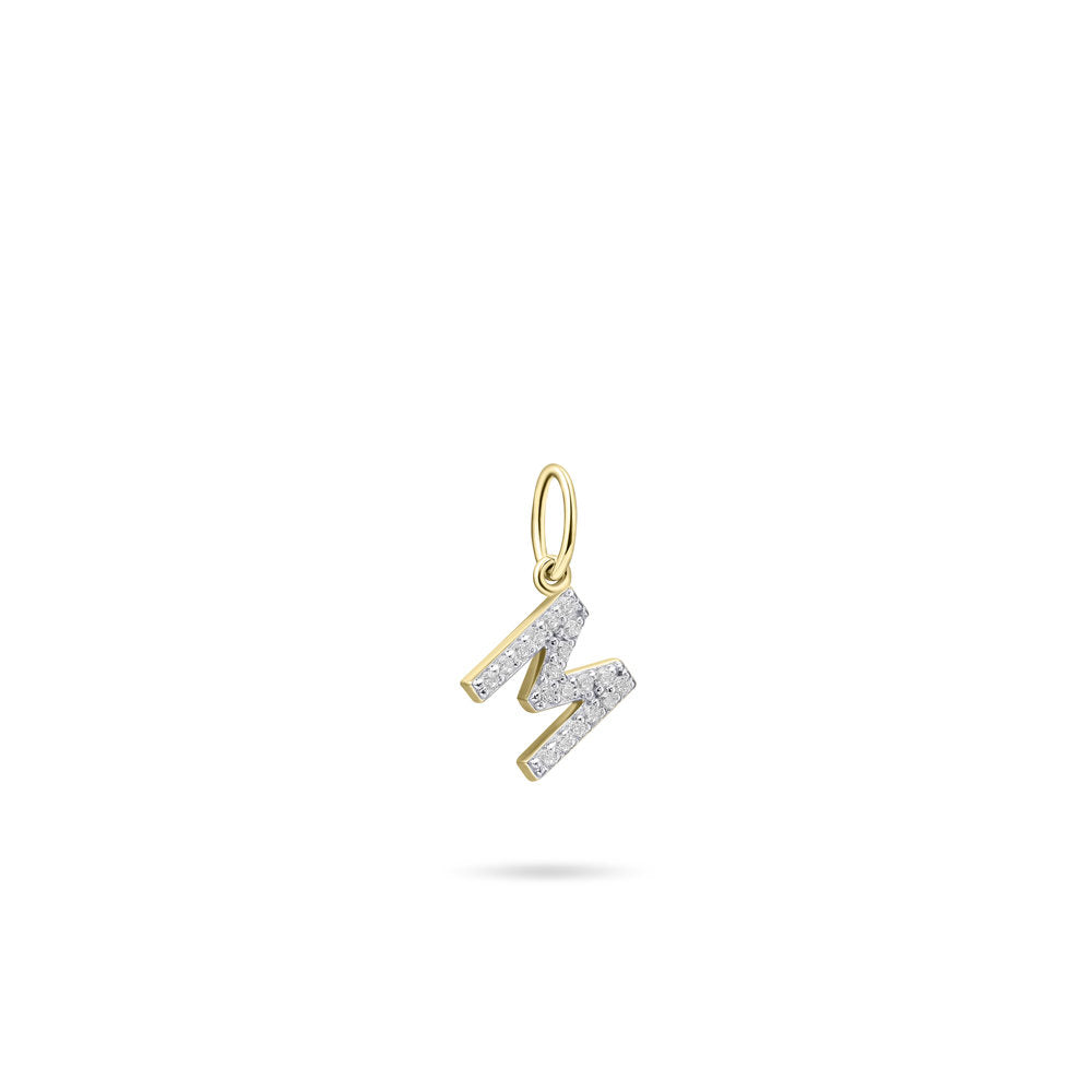 Gisser Hanger Zilver Geel Verguld Zirkonia Wit – P1080Y/M – foto 2