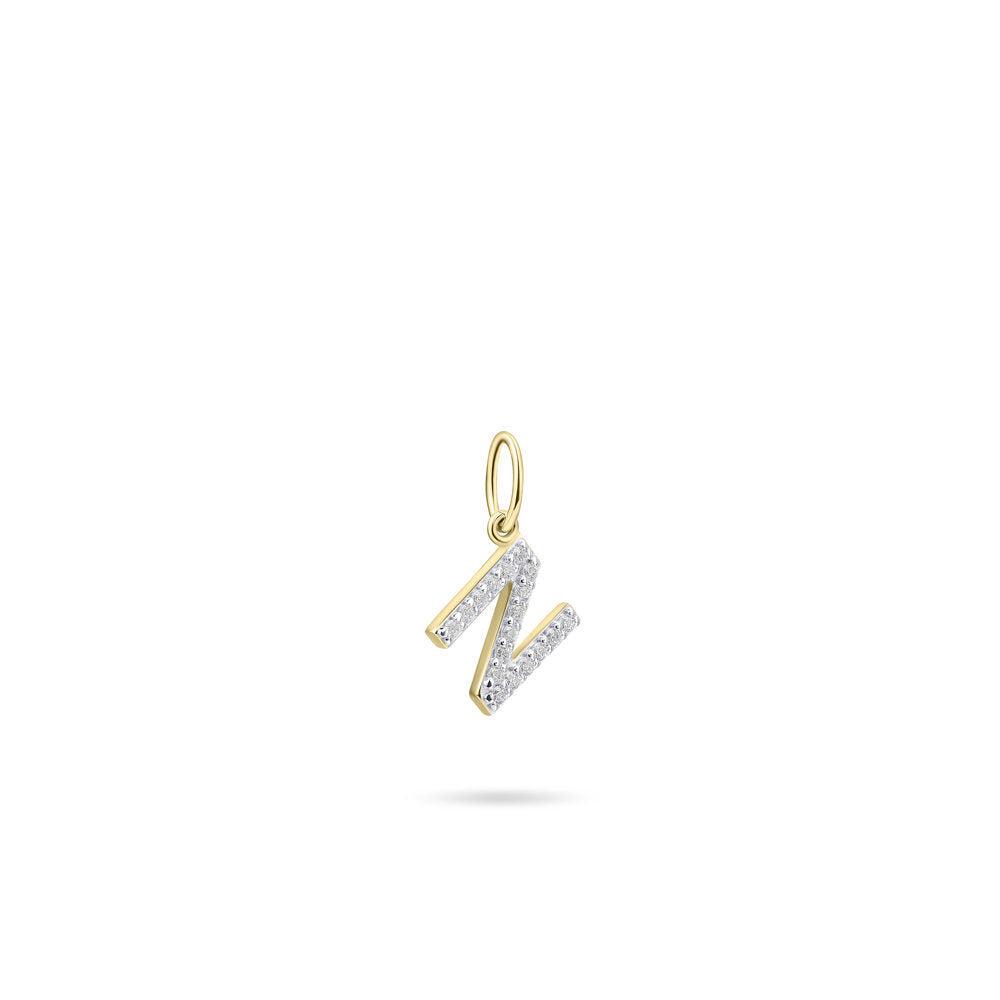 Gisser Hanger Zilver Geel Verguld Zirkonia Wit – P1080Y/N – foto 2