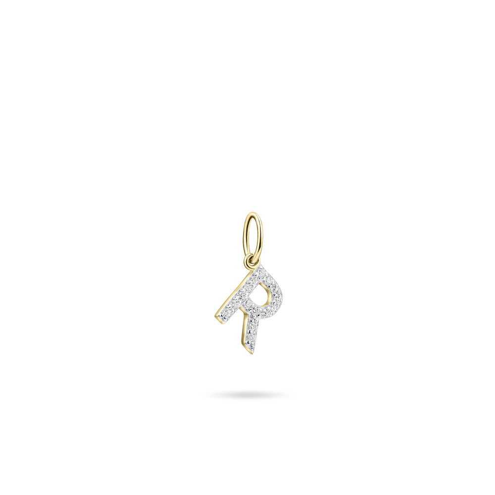 Gisser Hanger Zilver Geel Verguld Zirkonia Wit – P1080Y/R – foto 2