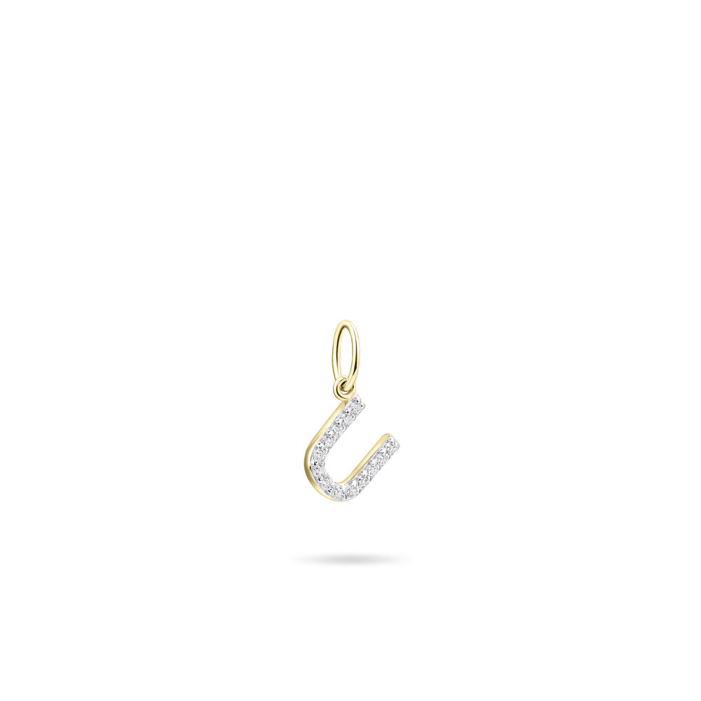 Gisser Hanger Zilver Geel Verguld Zirkonia Wit – P1080Y/U – foto 2