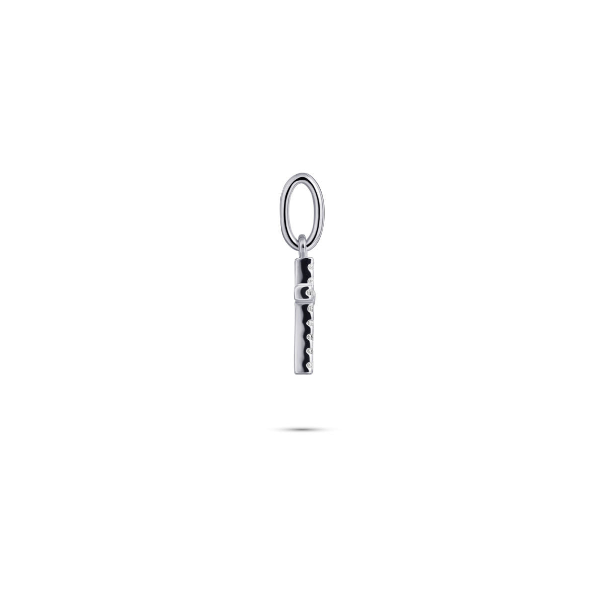 Gisser Hanger Zilver Gerhodineerd Zirkonia Wit – P1102 – foto 3