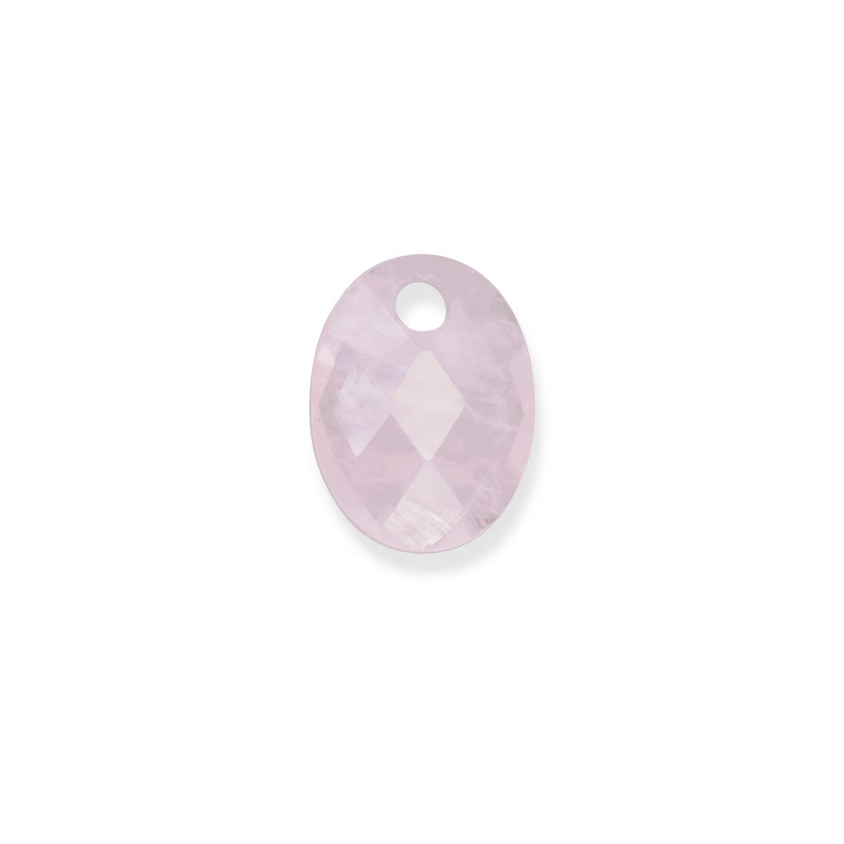 Sparkling Jewels Hanger Gemstone | Medium Oval Rose Quartz PENGEM13-MO - PansiteNederland.nl