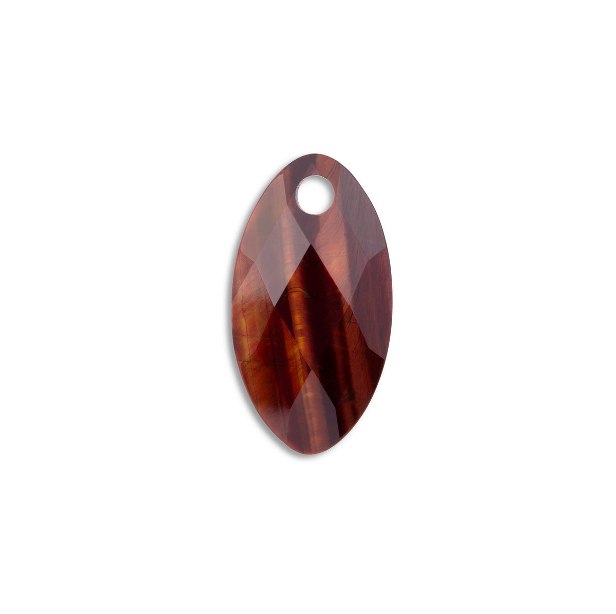 Sparkling Jewels Edelsteen Hanger Leaf Rode Tijgeroog PENGEM15-FCT-S