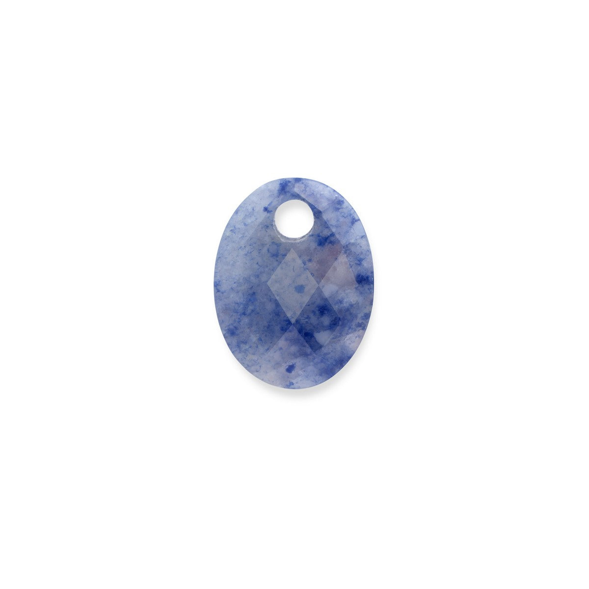 Sparkling Jewels hanger Medium Oval Blue Aventurine PENGEM37-MO - PansiteNederland.nl