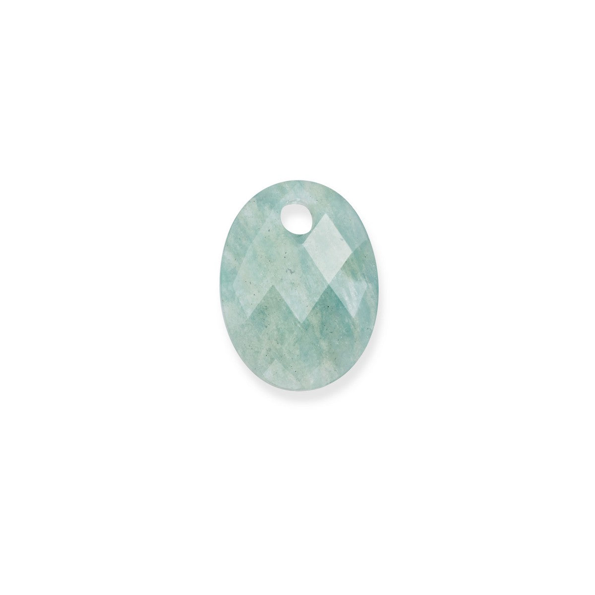 Sparkling Jewels Hanger Gemstone | Medium Oval Rich Green Amazonite PENGEM57-MO - PansiteNederland.nl