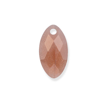 Sparkling Jewels Hanger Gemstone | Leaf - Sunstone PENGEM58-FCT-S