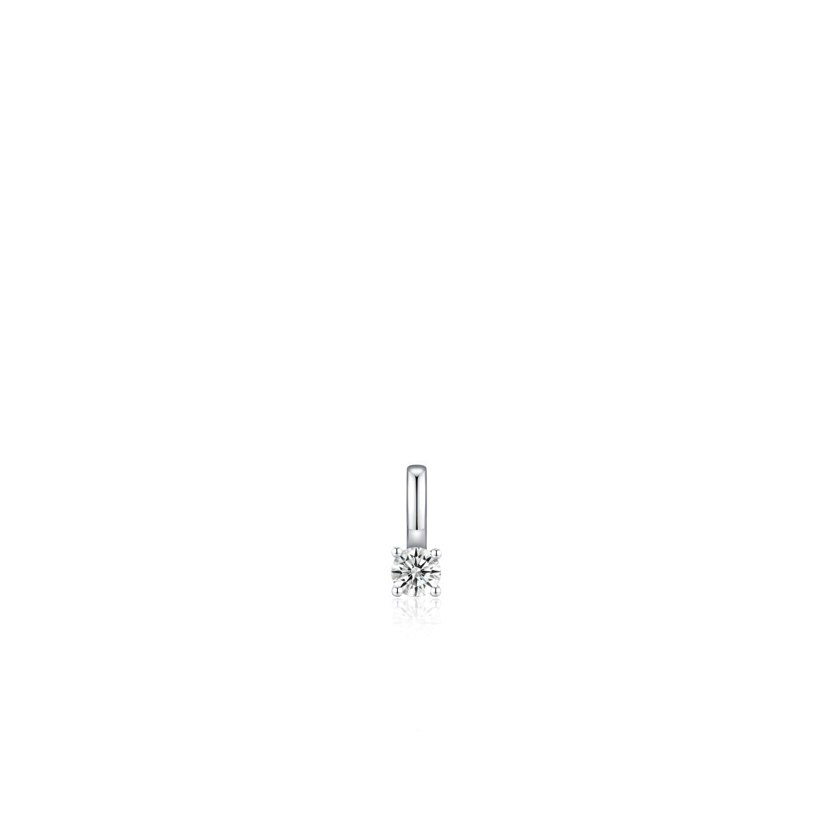 Gisser Hanger Zilver Gerhodineerd Lab grown diamant – PL001/3