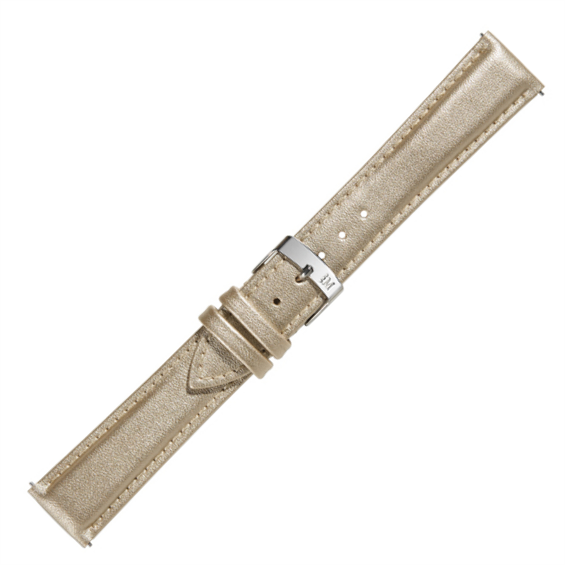 Morellato Basic Collection Horlogeband Leer Zilverkleurig