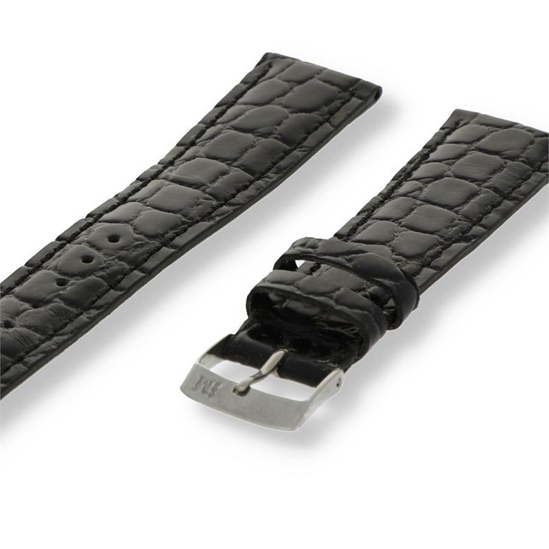 Morellato Basic Collection Horlogeband Leer Zwart Liverp