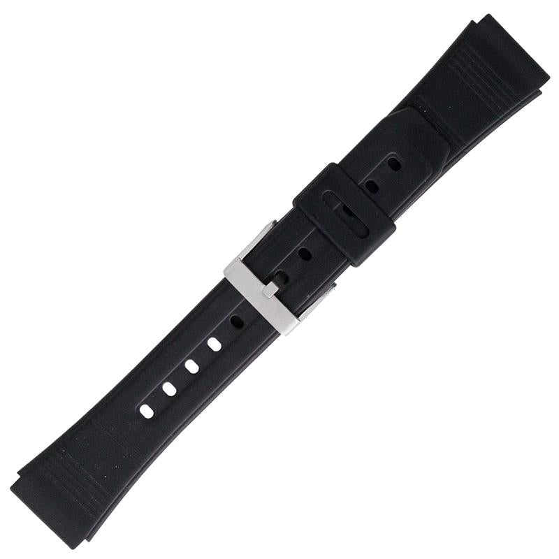 Morellato Rubber Collection Horlogeband Rubber Zwart Calibr