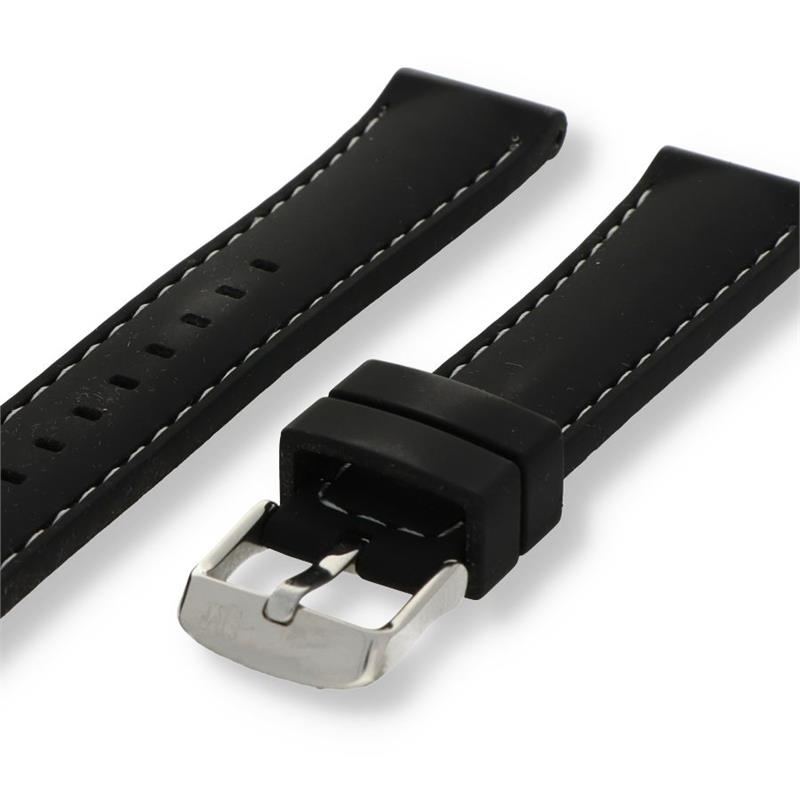 Morellato Rubber Collection Horlogeband Rubber Zwart Carezz