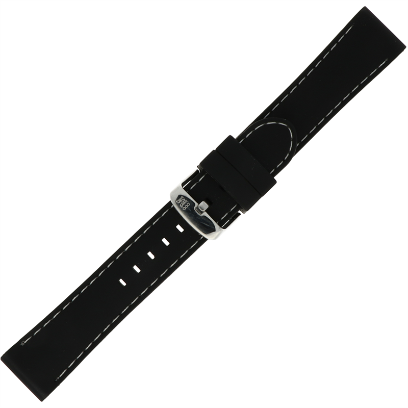 Morellato Rubber Collection Horlogeband Rubber Zwart Carezz