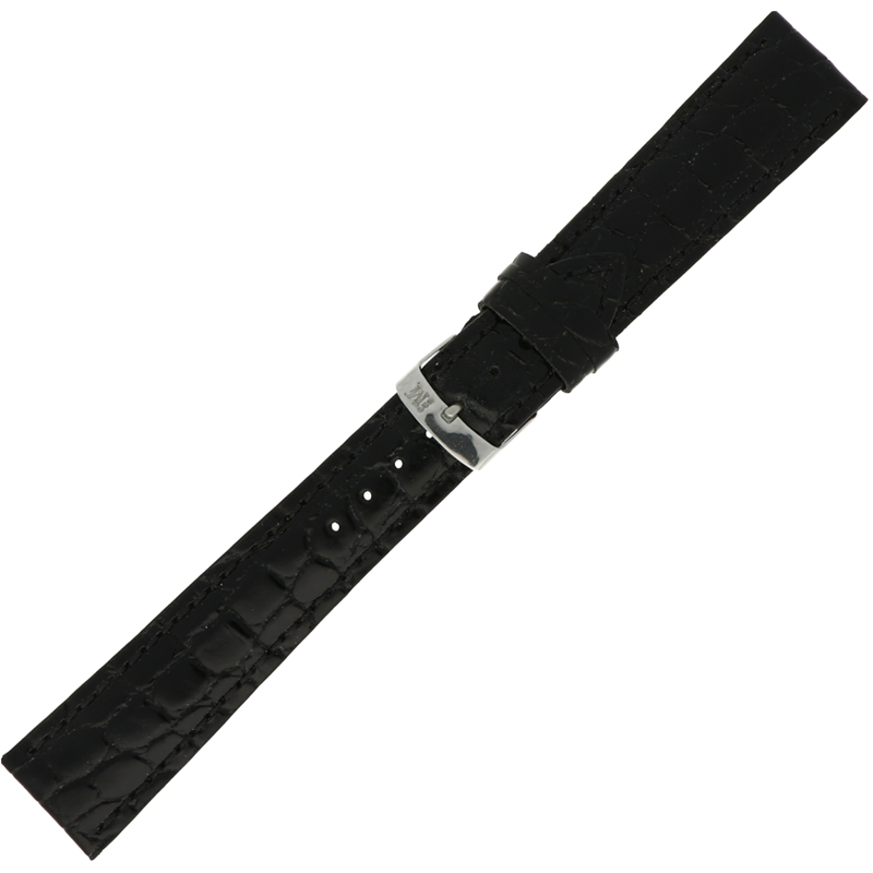 Morellato Liverpool Horlogeband Leer Zwart