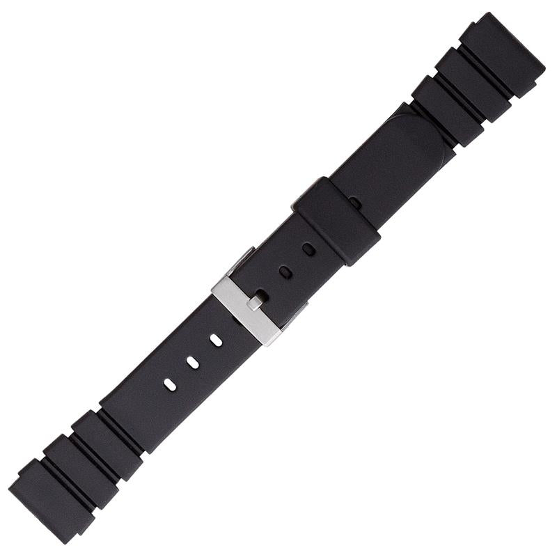 Morellato Rubber Collection Horlogeband Rubber Zwart Seiko