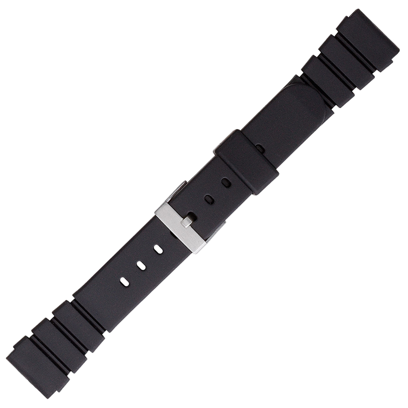 Morellato Rubber Collection Horlogeband Rubber Zwart Seiko