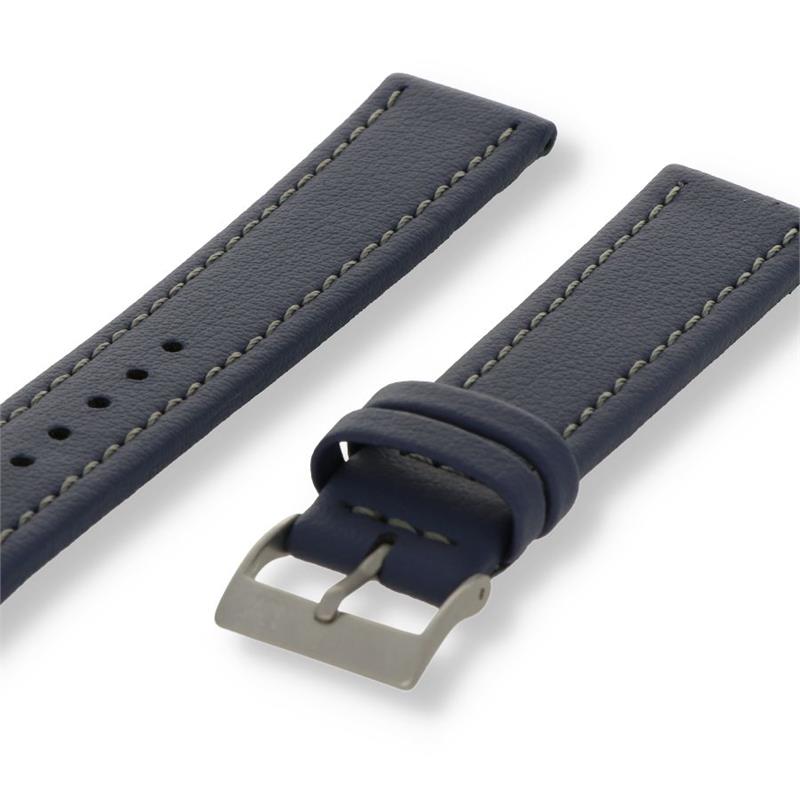 Morellato Sport Collection Horlogeband Leer Blauw Locman