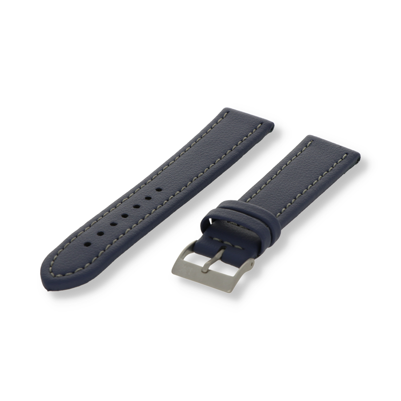 Morellato Sport Collection Horlogeband Leer Blauw Locman