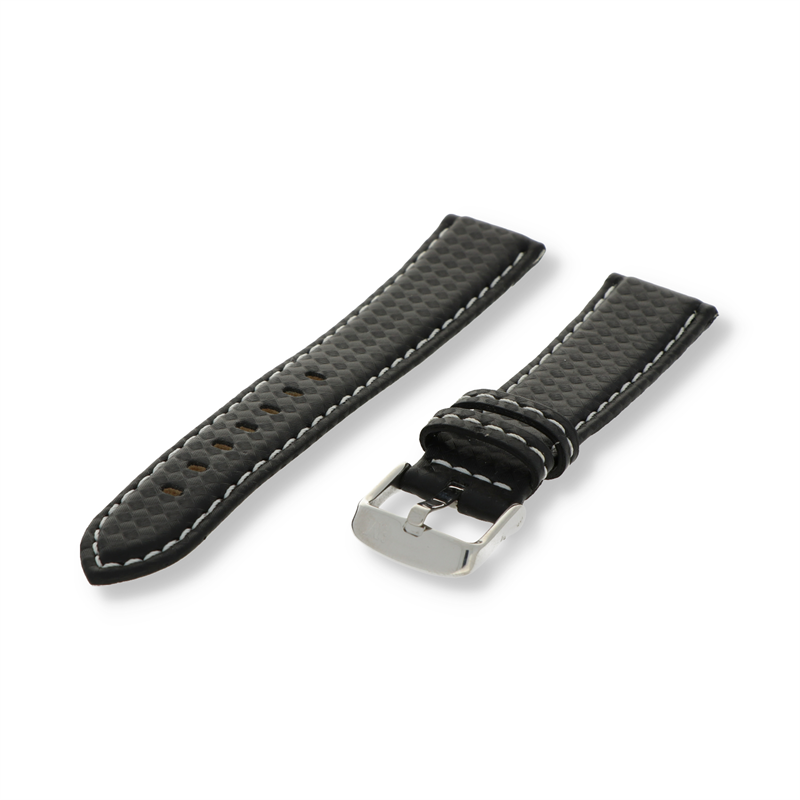 Morellato Sport Collection Horlogeband Leer Zwart Biking