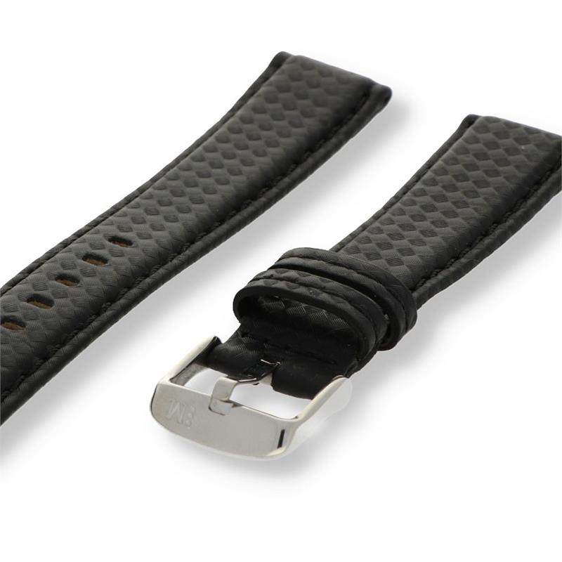 Morellato Sport Collection Horlogeband Leer Zwart BIKING