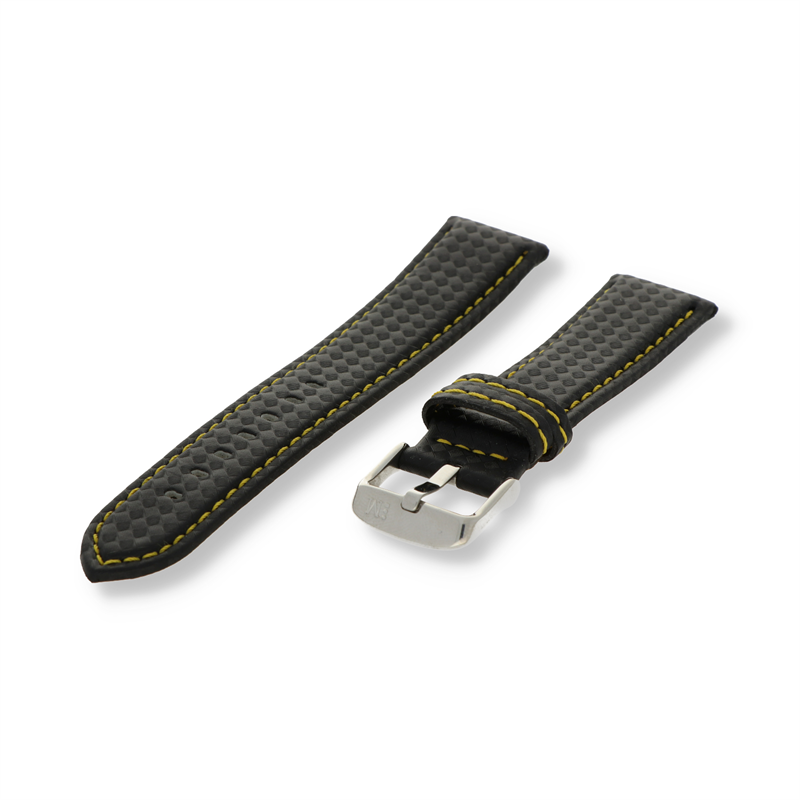 Morellato Sport Collection Horlogeband Leer Zwart BIKING KING KING KING KING