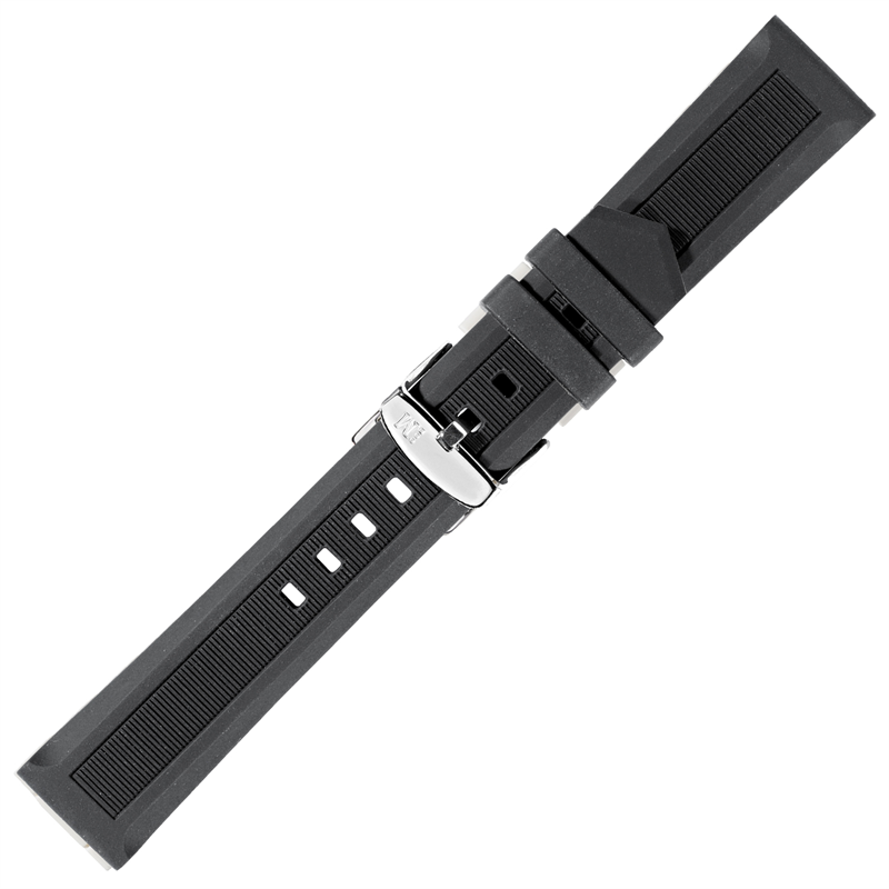 Morellato Rubber Collection Horlogeband Rubber Zwart Acre