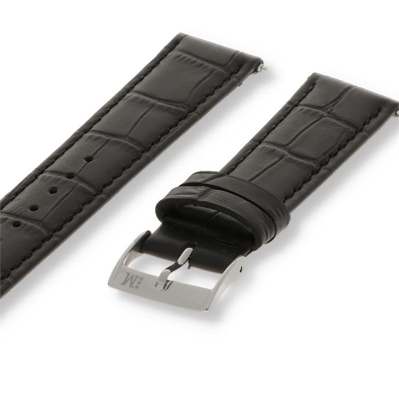 Morellato Basic Collection Horlogeband Leer Zwart Ec