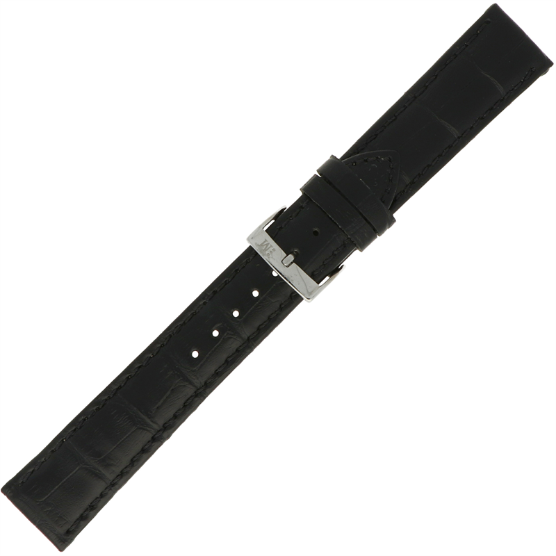 Morellato Bolle Horlogeband Leer Zwart