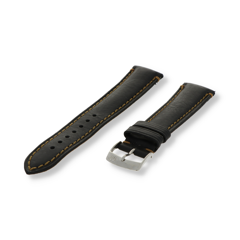 Morellato Manufatti Horlogeband Leer Zwart Derain