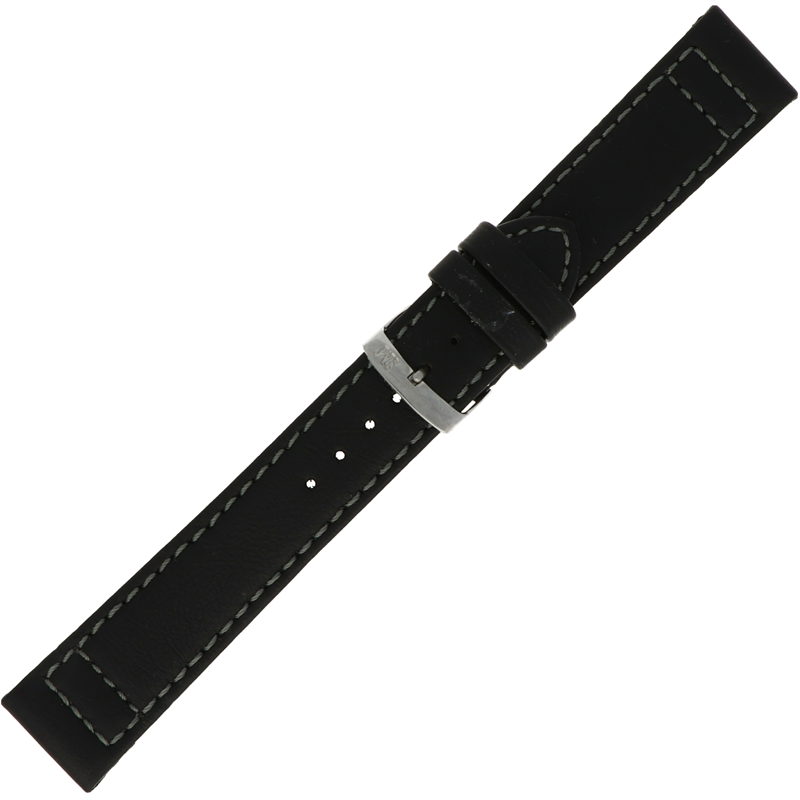 Morellato Basic Collection Horlogeband Leer Zwart Ginepr