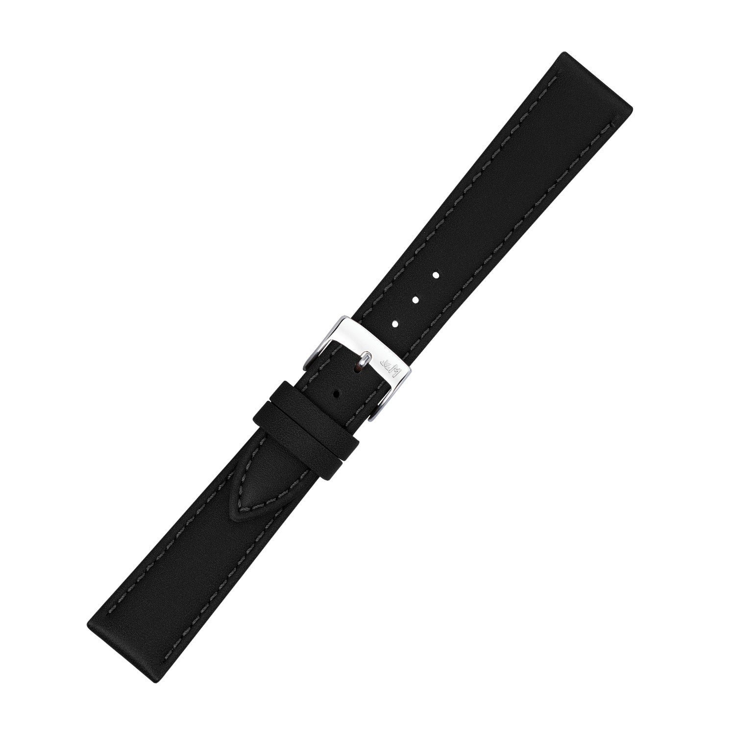 Morellato Grafic Horlogeband Leer Zwart GRAFIC