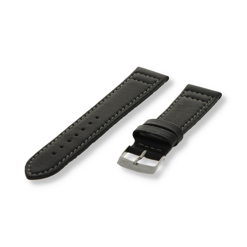 Morellato Basic Collection Horlogeband Leer Zwart Ginepr