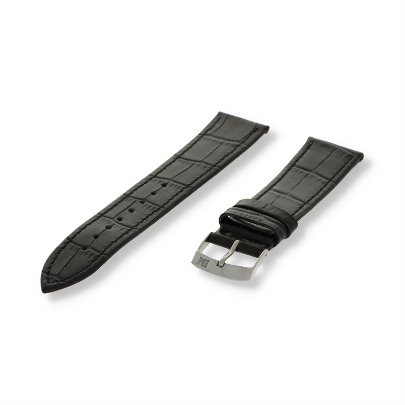 Morellato Basic Collection Horlogeband Leer Zwart Kajman