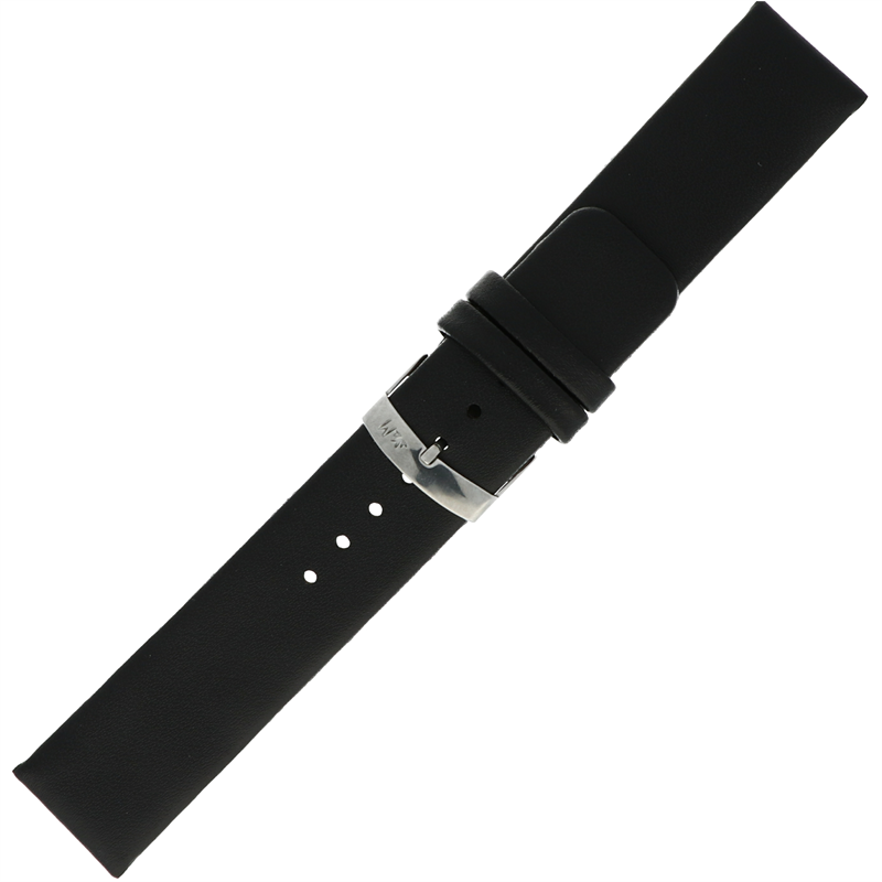 Morellato Basic Collection Horlogeband Leer Zwart Large