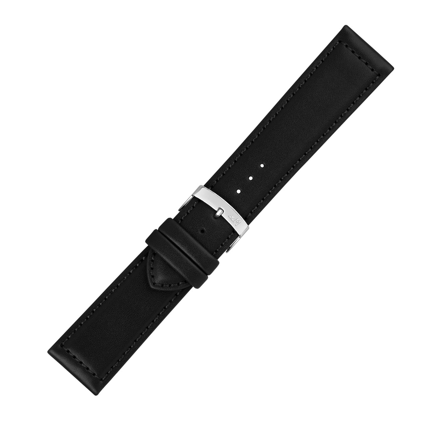 Morellato Basic Collection Horlogeband Leer Zwart Panam
