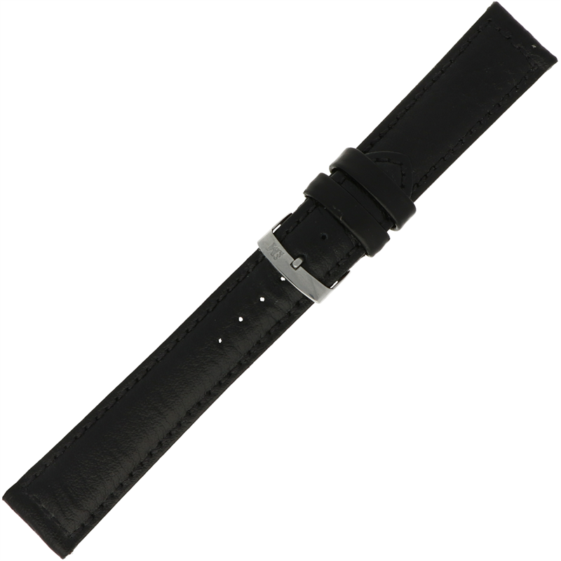 Morellato Basic Collection Horlogeband Leer Zwart Panam