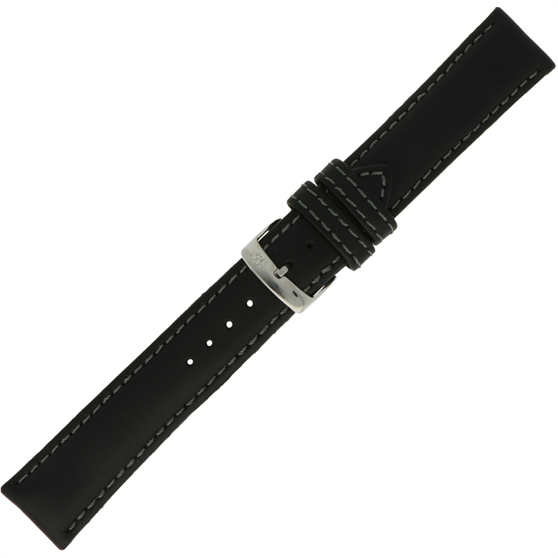 Morellato Sport Collection Horlogeband Leer Zwart Regatt