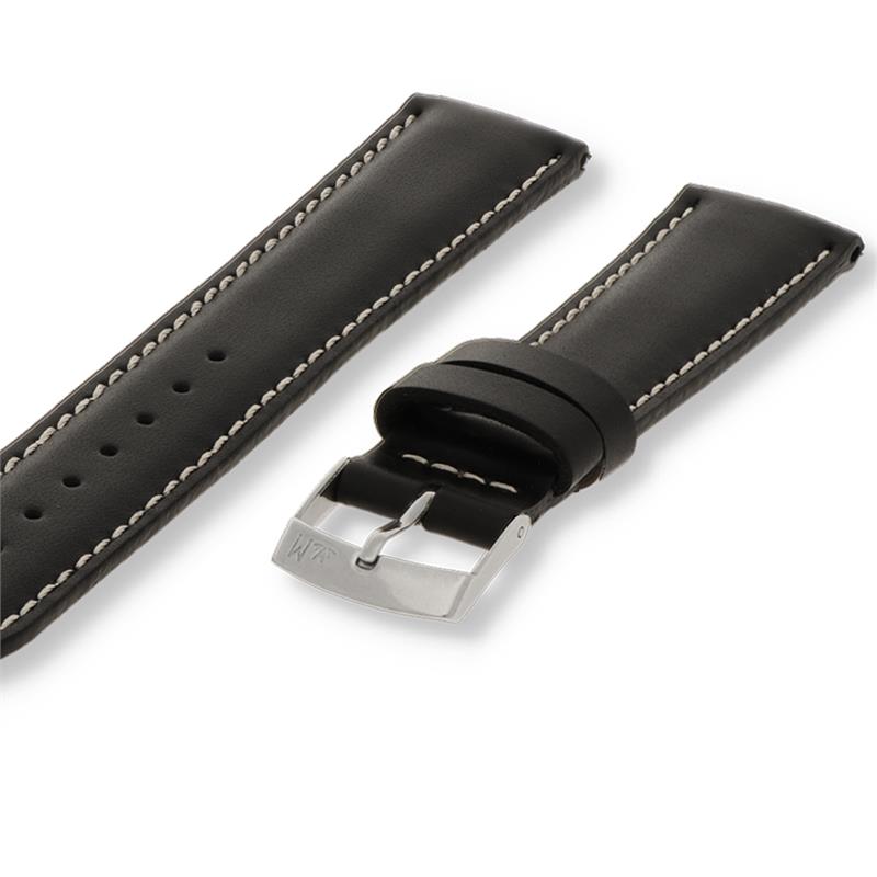 Morellato Basic Collection Horlogeband Leer Zwart RODIUS