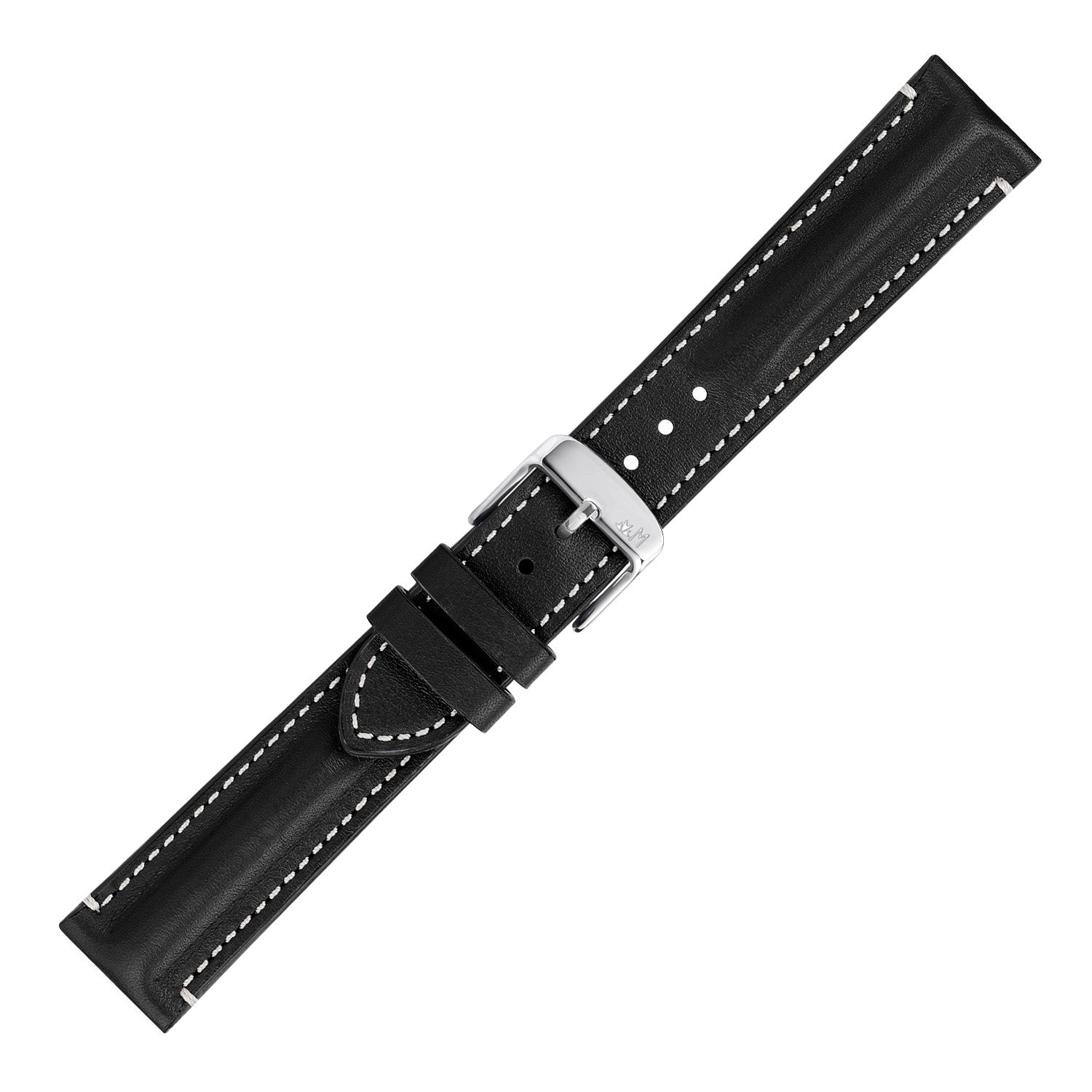 Morellato Sport Collection Horlogeband Leer Zwart Sailing