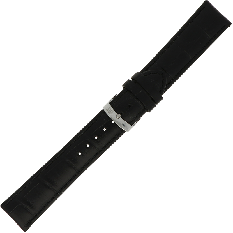 Morellato Basic Collection Horlogeband Leer Zwart Samba