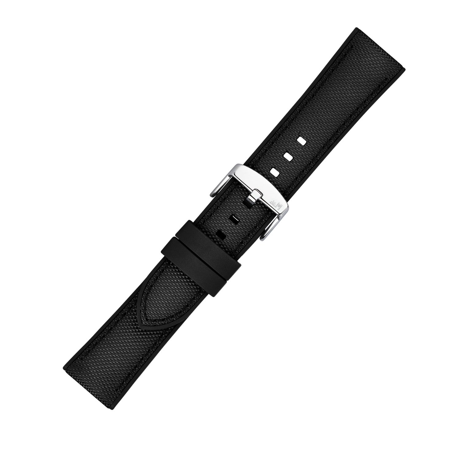 Morellato Stintino Horlogeband Siliconen Zwart Stintino