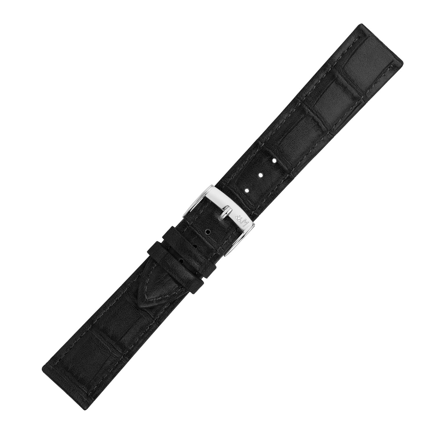 Morellato Horlogeband Leer Zwart Tiglio