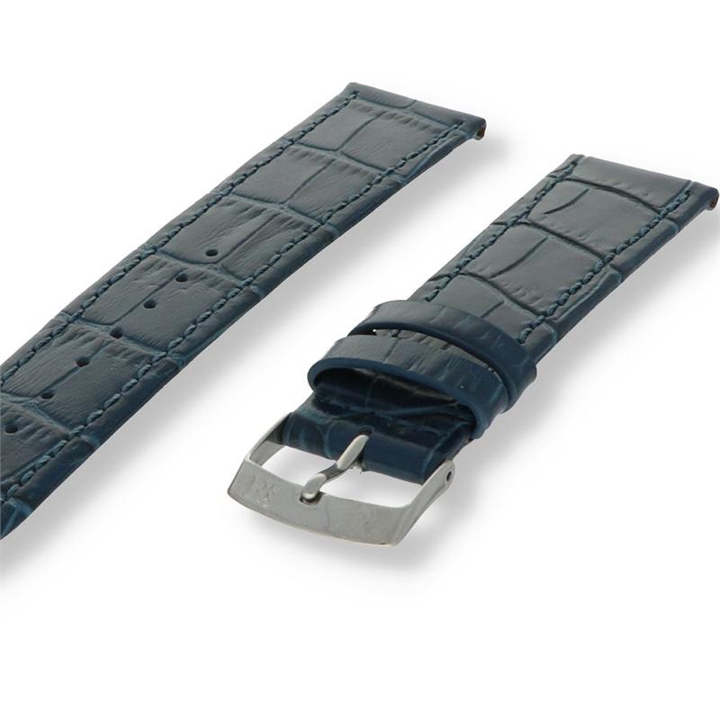 Morellato Basic Collection Horlogeband Leer Blauw Kajman