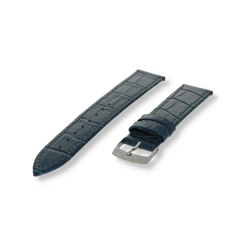 Morellato Basic Collection Horlogeband Leer Blauw Kajman
